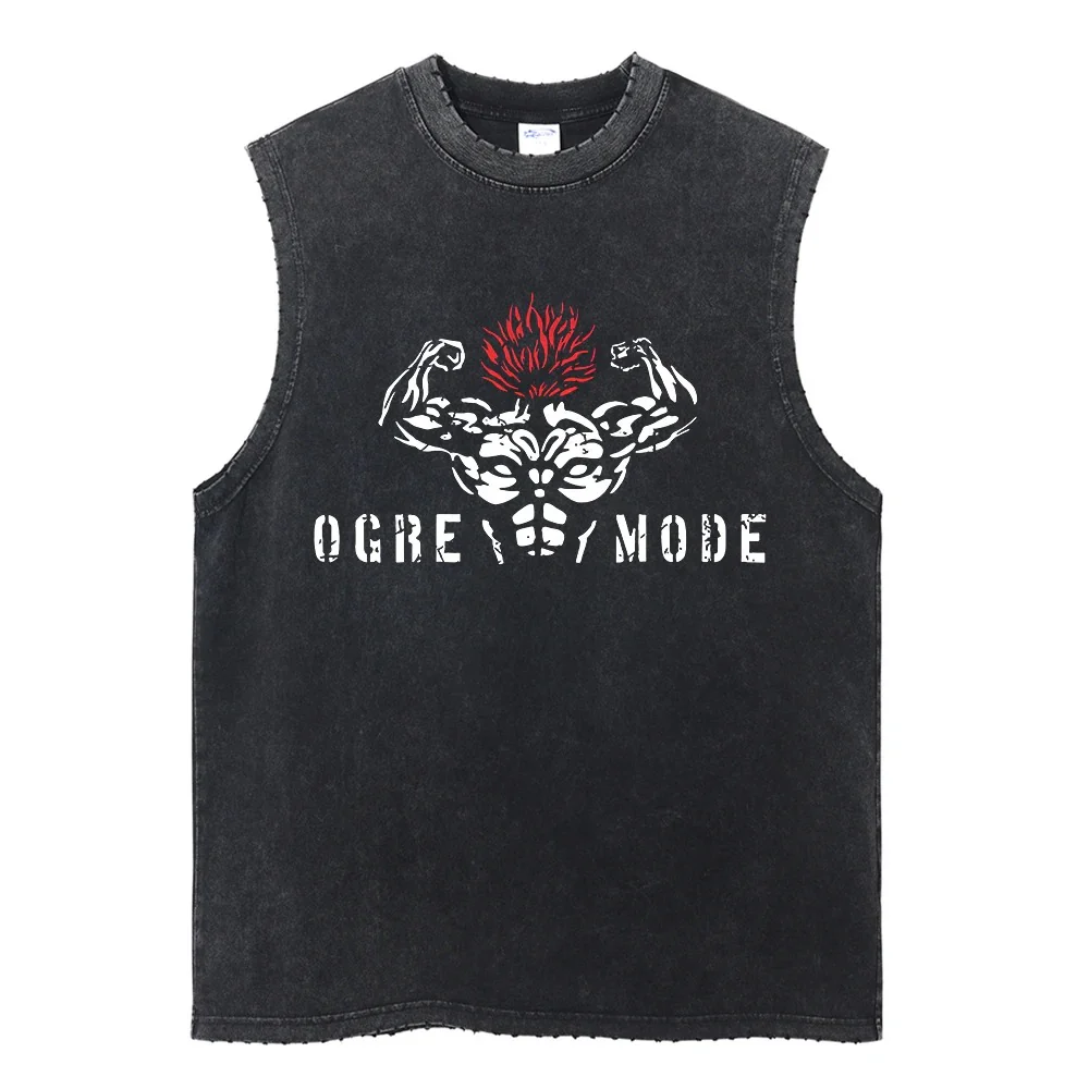 Yujiro Hanma Gym's Vintage Tank Top - Image 3