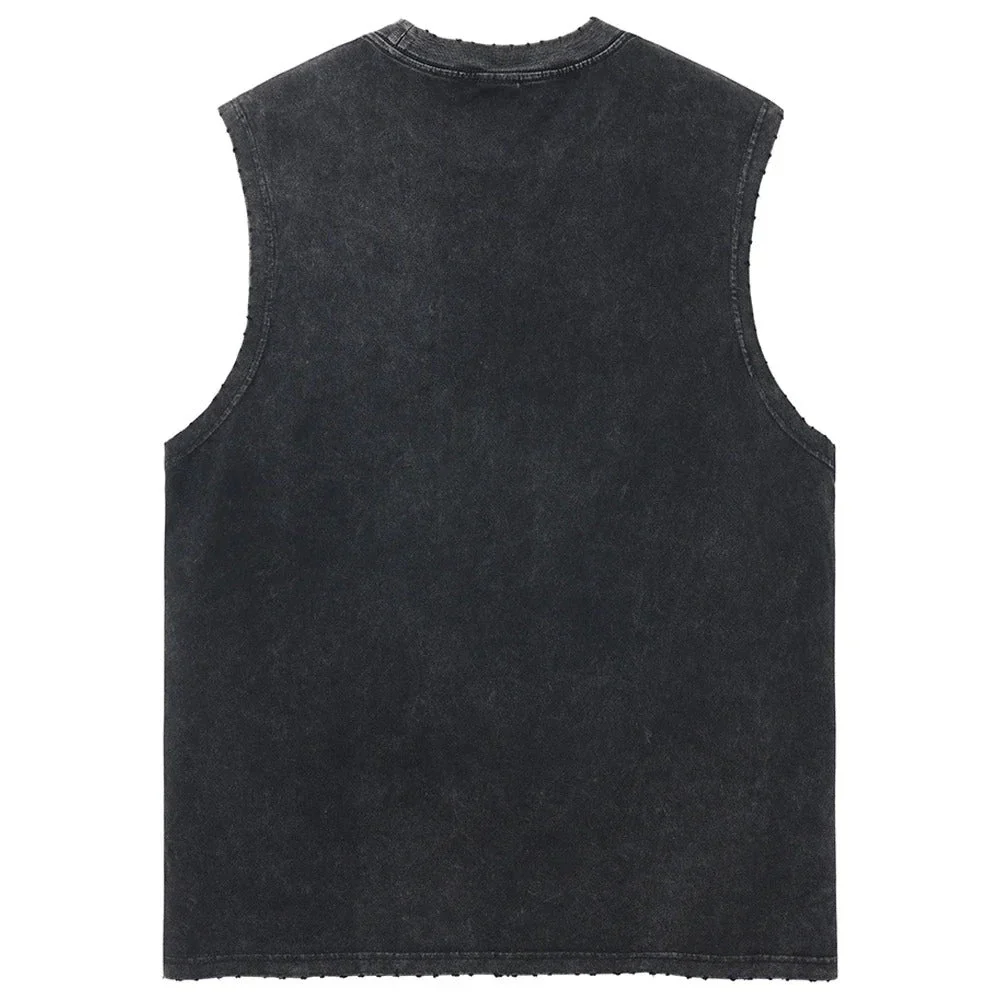 Yujiro Hanma Gym's Vintage Tank Top - Image 4